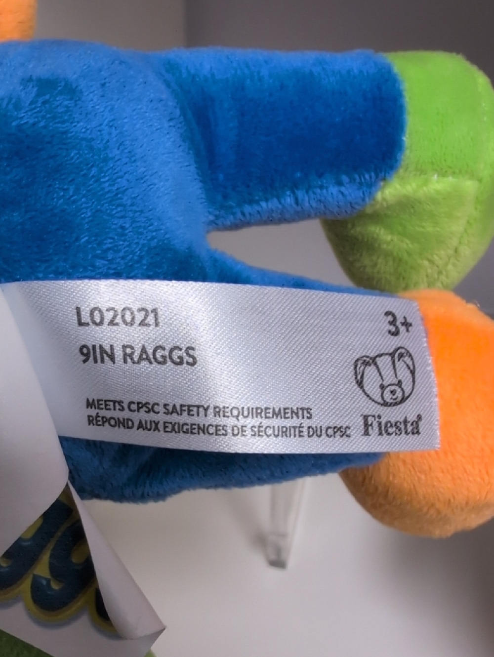 9" RAGGS Plush Fiesta Trilby And Raggs Blue And Pink Dog Collectible Y2k - Picture 6 of 8